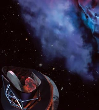 Artist view of ESA's Planck observatory in orbit